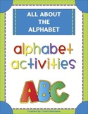 All About The Alphabet: Alphabet Activities Freebie