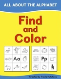 All About The Alphabet: Find and Color Activity Sheets
