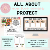All About The Five Senses Project Based Learning Lessons/A