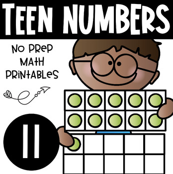 All About The Number Eleven ~ No Prep Math Printables for Kindergarten