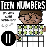 Teen Numbers ~ Number 11 ~ No Prep Printables for Kindergarten