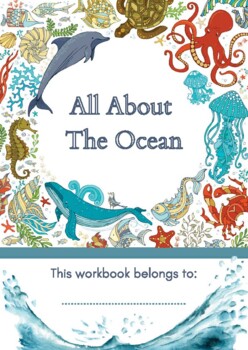 Preview of All About The Ocean Workbook