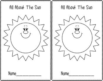 Preview of All About The Sun Book