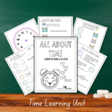 All About Time Learning Unit- How to read a digital and an