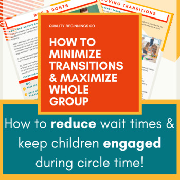 Preview of All About Transitions & Whole Group Activities | ECERS-3 High Scoring Tips!