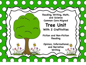 Preview of Tree Unit (ELA and Math Common Core Aligned)