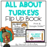 All About Turkeys Activities Flip Up Book