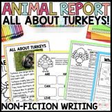 All About Turkeys | Animal Report | Nonfiction Writing | I