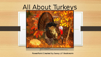 Preview of All About Turkeys PowerPoint