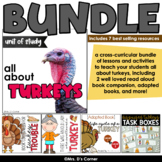 All About Turkeys Thematic Unit Bundle | Turkey Lesson Plan Bundle
