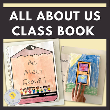 Preview of All About Us Class Book | Student Identity Project for Primary Students