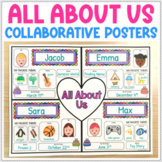 All About Me Collaborative Posters - Fun Back to School Bu