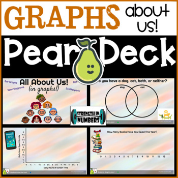 Preview of All About Us GRAPHS Digital Activity for Google Slides/Pear Deck