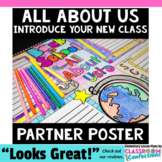 All About Us Partner Poster: A 4-Panel Back to School Coll