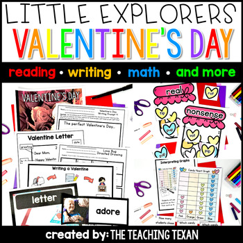 Preview of All About Valentine's Day, Family, Friends | Non-Fiction Literacy, Math, Science
