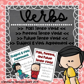Preview of All About Verbs [Anchor Chart Bundle]