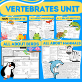 All About Vertebrates: Fish, Mammals, Birds, Reptiles, Amp