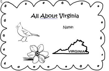 Preview of All About Virginia Power Point and Student Booklet