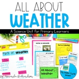 Weather Unit: Types of Weather, Water Cycle, and Seasons Activities