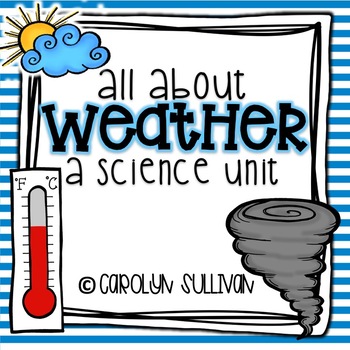All About Weather - A Science Unit by Buzz Into Kinder | TPT