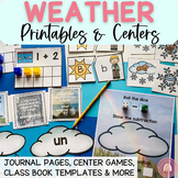 All About Weather Project Based Learning Study Printables 