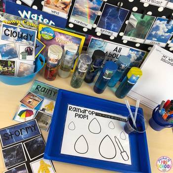 Weather Sensory Bottles - Pocket of Preschool