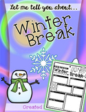 All About: Winter Break Graphic Organizer