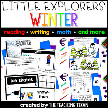 Preview of All About Winter, Winter Activities, Snow | Non-Fiction Literacy, Math, Science