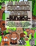 All About Woodland Animals-BUNDLED!!! (crafts, writing act