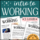 All About Working | Leveled Readings & Comprehension | Voc