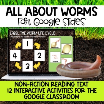 Preview of All About Worms for the Google Classroom