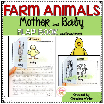 Informational Writing - Farm Animal Mother and Baby | TPT