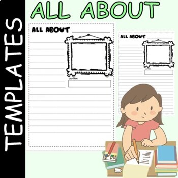 Preview of All About Writing Template  [Person, Place, Event] Follow For MORE Freebies!