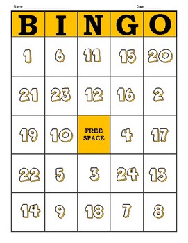 All About You Bingo by Changing the Game 123 | Teachers Pay Teachers