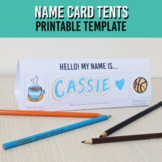 All About You Name Table Tent | Back to School Name Card
