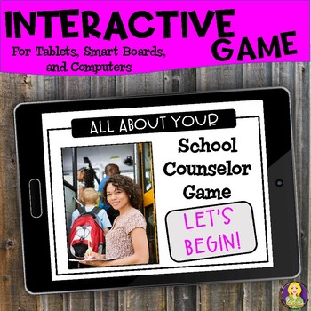 Preview of Meet The School Counselor Game | School Counselor Introduction