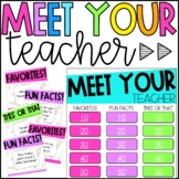 All About My Teacher Game | Get to Know You Game | Back to