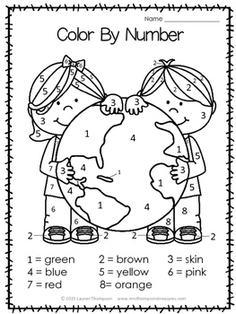 Free Earth Day Printable Digital Math And Literacy Activities Tpt