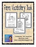 All About the Farm Vocabulary Book