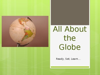 Preview of All About the Globe