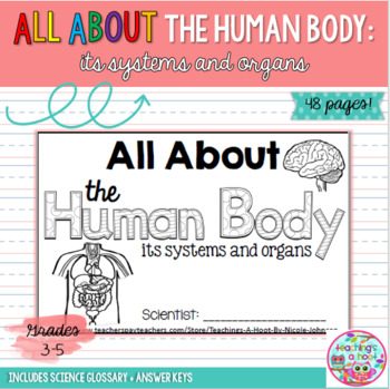 Preview of All About the Human Body mini-book