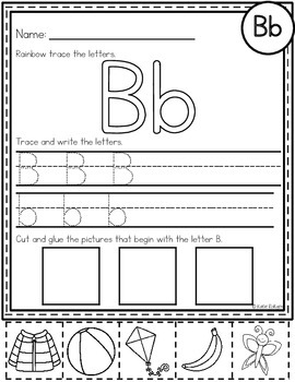 Letter B Activities by Katie Roltgen | Teachers Pay Teachers