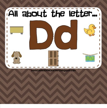 Preview of All About the Letter D (Letter of the Week SMARTBoard Activities)