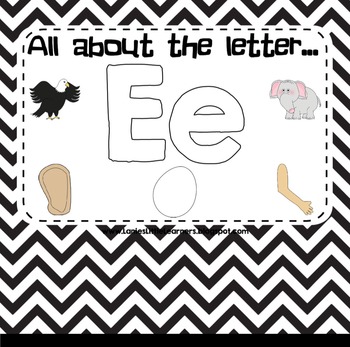 Preview of All About the Letter E (Letter of the Week SMARTBoard Activities)