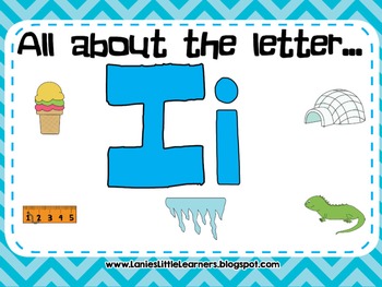 Preview of All About the Letter I (Letter of the Week SMARTBoard Activities)