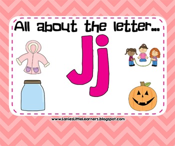 Preview of All About the Letter Jj {Letter of the Week SMARTboard Activities}