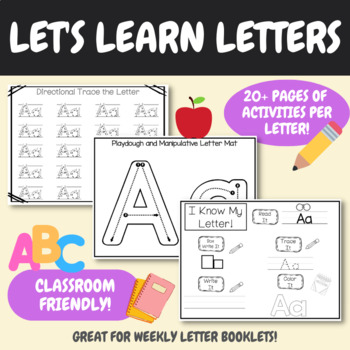 A - Z Letters Writing Practice & Coloring Work sheets Bundle by G and D ...