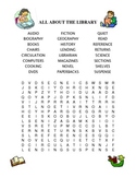 All About the Library Word Find