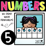 All About the NUMBER FIVE~ NO PREP Number Sense Kindergart