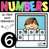 All About the NUMBER SIX ~ NO PREP Number Sense Kindergart